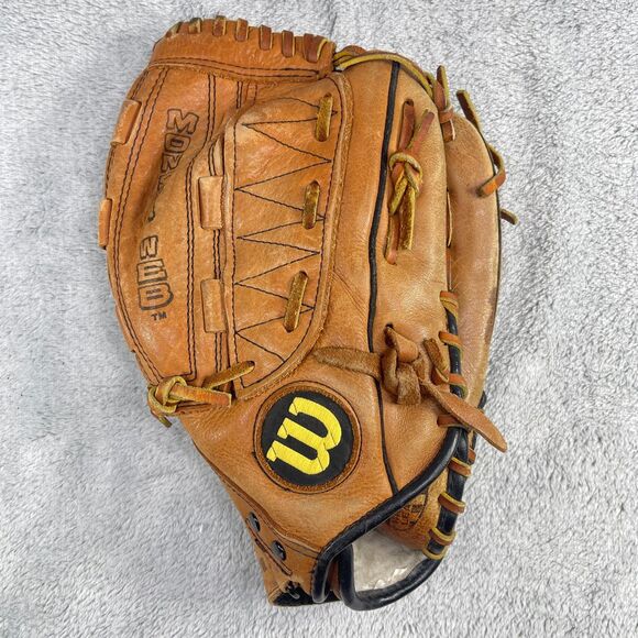 Wilson A9650 FP1 12” Leather Youth Baseball Softball Glove Right Hand Throw RHT - Picture 1 of 7